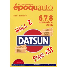 Ticket visiteur Epoquauto 2026